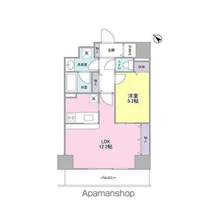 TKフラッツ渋谷【1階】の間取り