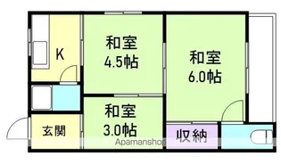湊マンション【102号室】の間取り