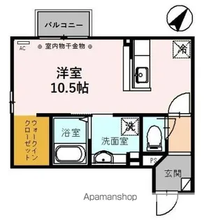 CASA DE MOMO【2階】の間取り