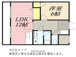 エクスクリエ上脇【4階】の間取り