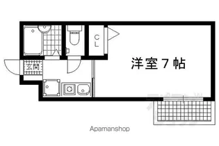 GA雅【108号室】の間取り