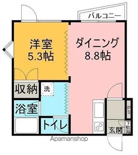 北海道網走市南九条西4丁目【マンション】の間取り