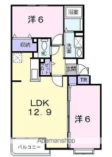 ジュネス元町【4階】の間取り