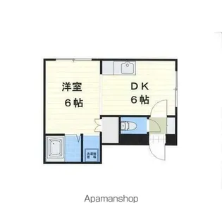 メゾンド栄町【2階】の間取り