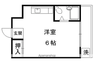 カーサ船岡山【203号室】の間取り