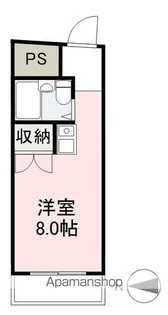 ハイツ亀岡【3階】の間取り