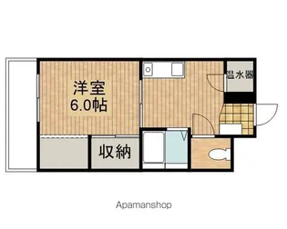 パレ菜園【401号室】の間取り