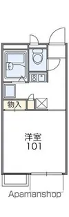 レオパレス夢2番館【2階】の間取り