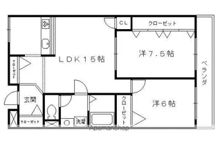 フレイグランス久我【202号室】の間取り