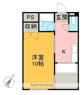 サワータウン白山【1階】の間取り