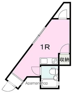 ユニバ扇町【201号室】の間取り