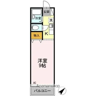 ラ・フォーレ緑ヶ丘 Ⅱ棟【II108号室】の間取り