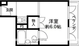 カルム甲子園【4階】の間取り