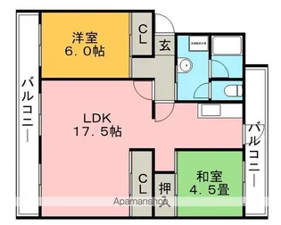 サルヴァトーレ小森野【242号室】の間取り