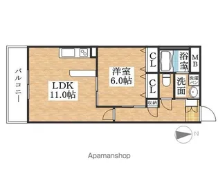 プリミエール斎藤【2階】の間取り