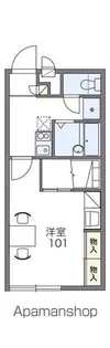 レオパレスS136【2階】の間取り