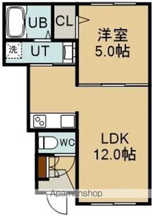 マハロ【1階】の間取り