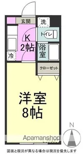 パル広丘【104号室】の間取り