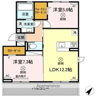 GLANZ.KⅡ【3階】の間取り