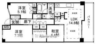 ギャラリーコート彦根【206号室】の間取り