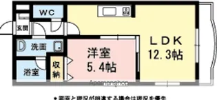 クレイス【101号室】の間取り