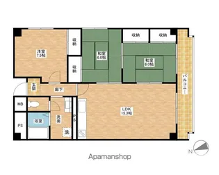 ライブリー高石【501号室】の間取り