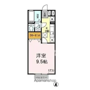 サンフィール【1階】の間取り