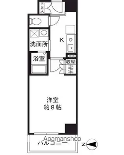 シャンピアコート茨木【7階】の間取り
