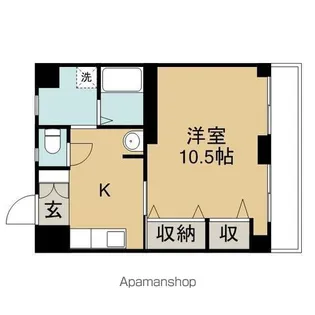 メゾンカフカス【6階】の間取り