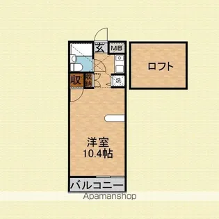 サンモール鶴瀬Ⅱ【1階】の間取り