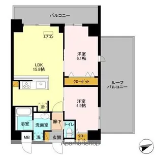 アルメール津田沼【3階】の間取り