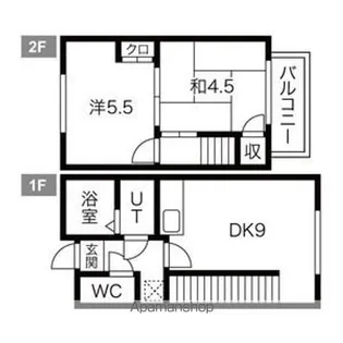 メゾネット豊【1階】の間取り