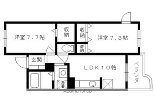 エクセレンテ【101号室】の間取り