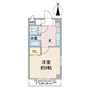 レージュ ウエスト【2階】の間取り