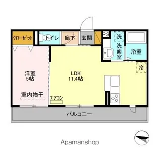 ヴェルデ大島田【3階】の間取り