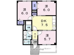カンパーニャ【1階】の間取り