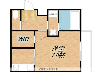 KENT HOUSE three【101号室】の間取り