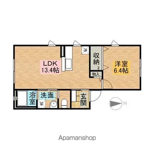 LUMIERE【101号室】の間取り