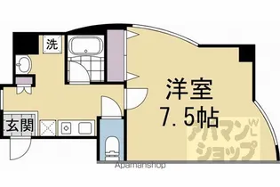 CASA祇園【301号室】の間取り