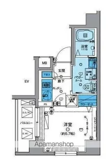 リヴシティ横濱蒔田ステーションアリーナ【2階】の間取り