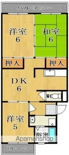 ハイツエミエール【1階】の間取り