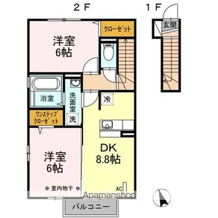 サンシュトラーセ【2階】の間取り