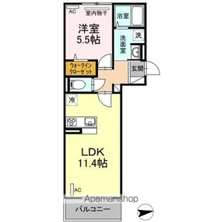 ココティエ【2階】の間取り