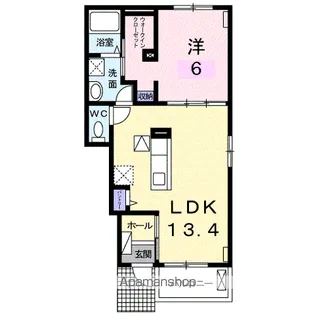 エルムハウスⅡ【1階】の間取り
