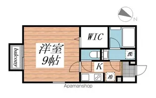ガーデンハイツ・クーB【1階】の間取り