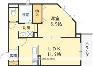 LA LUCCA【3階】の間取り