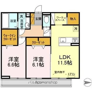ハイピクチャー  E棟【2階】の間取り