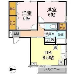Sky Court【1階】の間取り
