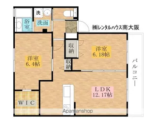 プリモソレイユ【203号室】の間取り
