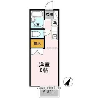パスウェイシンコー Ⅱ【2階】の間取り